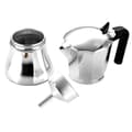 Miniatyrbild 3 av 6: Cafetière Expresso Italienne Induktion Aluminium 9 Koppar Kaffe, Vitrokeramisk FAGOR Cupy Silver 00451