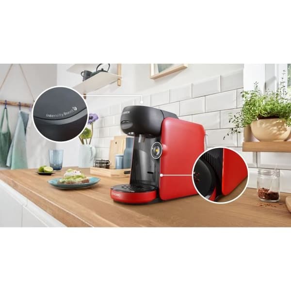 Kaffemaskin för flera drycker - BOSCH TASSIMO - TAS163E - T16 Finesse - 1400 W - 0,7 l - Röd