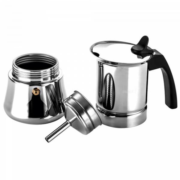 Italian Kaffekanne Fagor Svart Rustfritt stål 60 ml