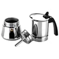 Miniatyrbild 3 av 6: Cafetière Expresso Italienne Induction, Rostfritt Stål 6 Koppar Kaffe FAGOR Etnica Silver 00383