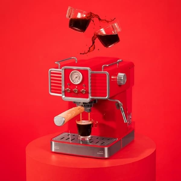 Cecotec Espresso Maskin Power Espresso 20 Traditionell Ljus Röd