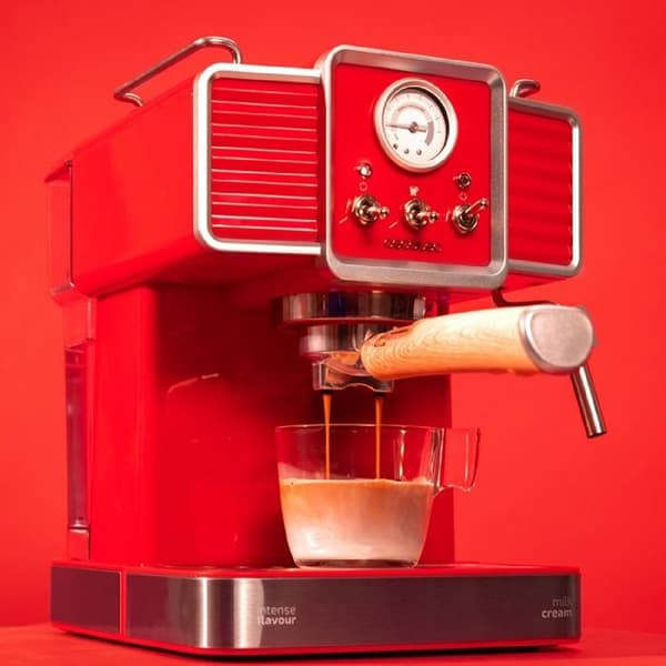 Cecotec Espresso Maskin Power Espresso 20 Traditionell Ljus Röd
