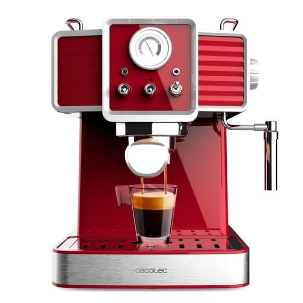 Cecotec Espresso Maskin Power Espresso 20 Traditionell Ljus Röd