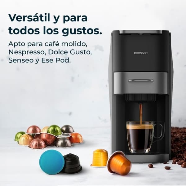 Cecotec Kapselkaffemaskin FreeStyle Compact Dark