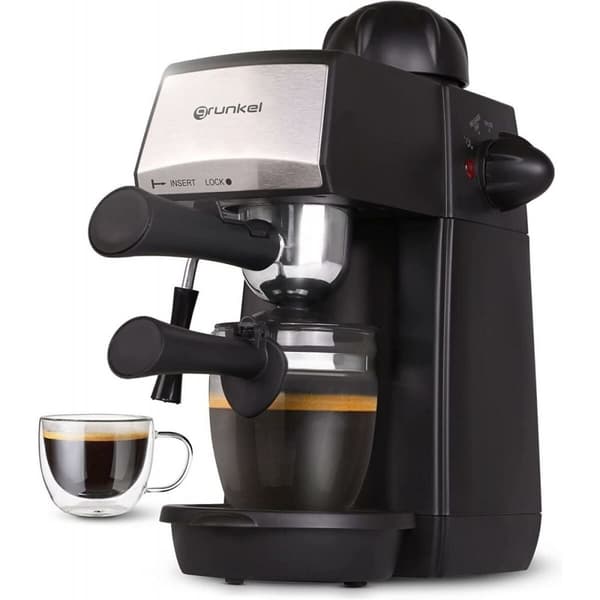 Italiensk Kaffekande Grunkel Sort Metal