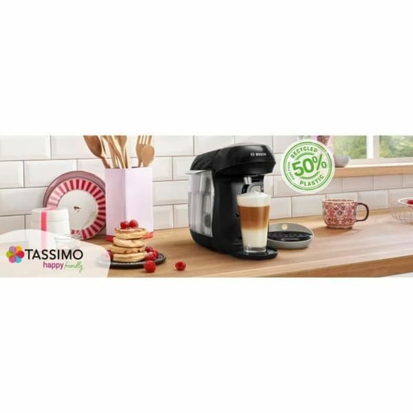 Kapselkaffemaskine BOSCH TAS109E Sort 1400 W 3.5 BAR 700 ml