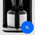Miniatyrbillede 5 af 6: Drip Coffee Machine Medion 1000 W Sølvfarvet 1 L