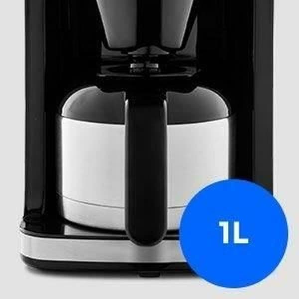 Drip Coffee Machine Medion 1000 W Sølvfarvet 1 L
