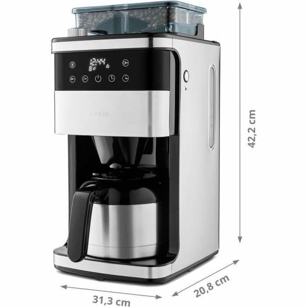Drip Coffee Machine Medion 1000 W Sølvfarvet 1 L