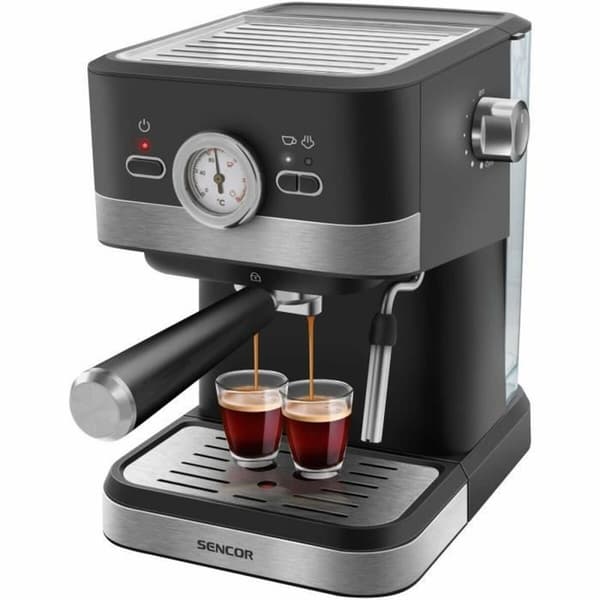 Superautomatisk kaffemaskine Sencor SES 1721BK Sort Grå 1050 W