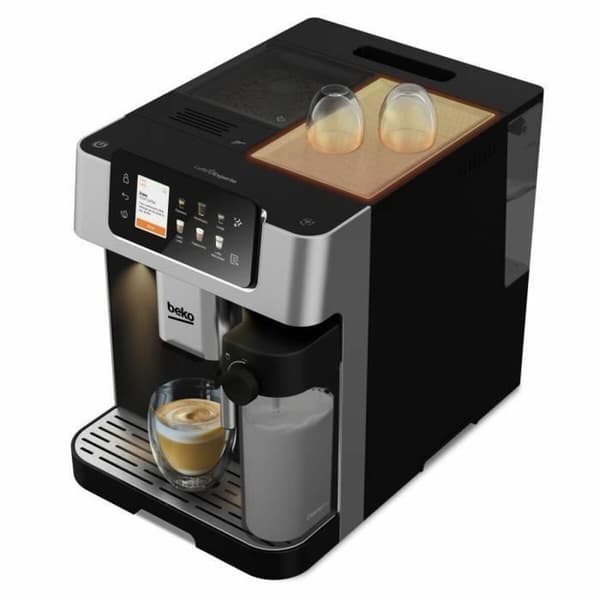 Superautomatisk kaffemaskine BEKO CEG7348X Sort Grå Sølvfarvet