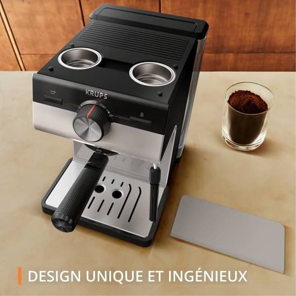 ESPRESSO S&amp;P AUTENTISK GRIS XP381B10 KRUPS