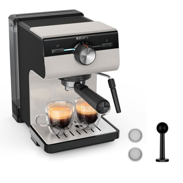 ESPRESSO S&amp;P AUTENTISK GRIS XP381B10 KRUPS