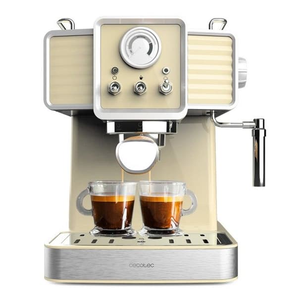 Cecotec Espressomaskin Power Espresso 20 Tradizionale Ljusgul