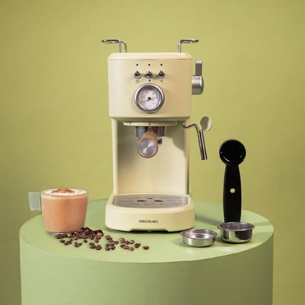 Cecotec Espresso-maskin Power Espresso 20 Retro Grön