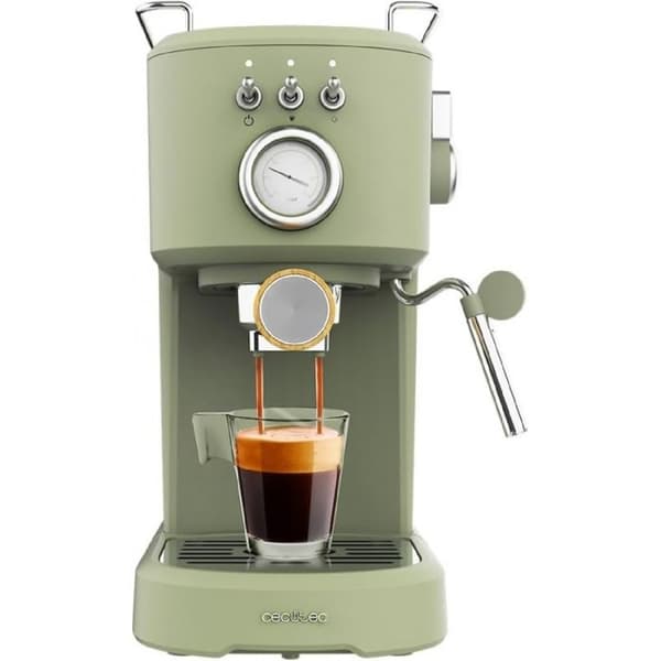 Cecotec Espresso-maskin Power Espresso 20 Retro Grön