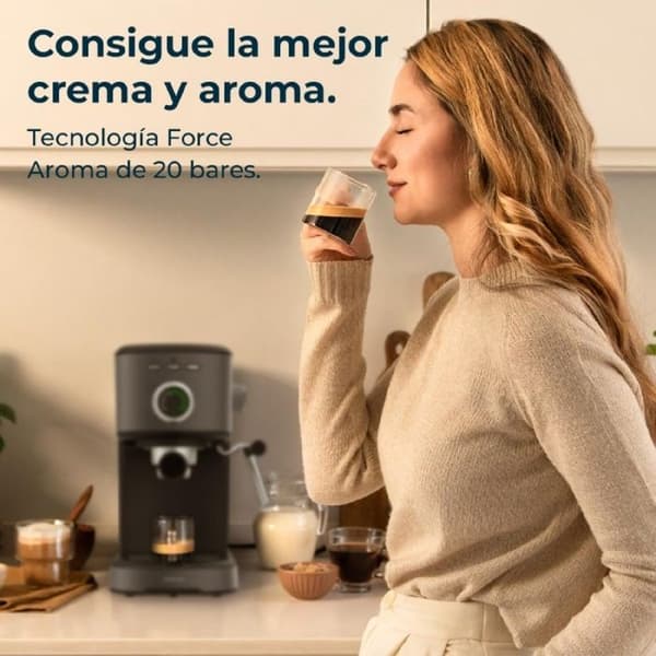 Cecotec Express kaffemaskin Power Espresso 20 Pecan Steel