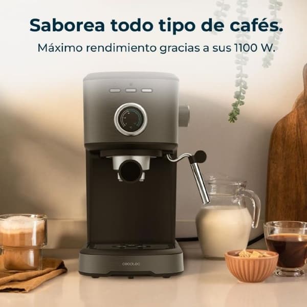 Cecotec Express kaffemaskin Power Espresso 20 Pecan Steel