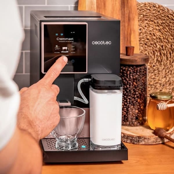 Cecotec superautomatisk kaffemaskin Cremmaet Compactccino Connected Black Rose
