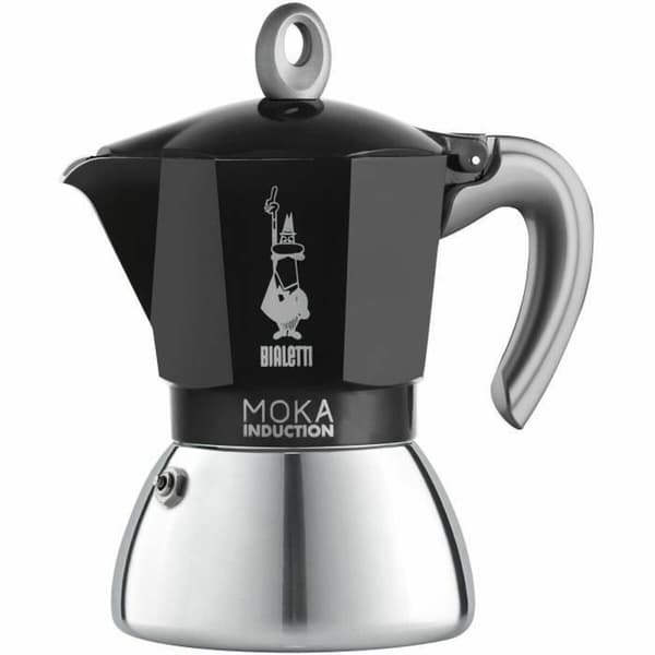 Vanhanaikainen Italialainen Mokkapannu Bialetti 0006936 Musta Ruostumaton teräs Alumiini 300 ml 6 Kupit