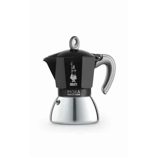 Vanhanaikainen Italialainen Mokkapannu Bialetti 0006936 Musta Ruostumaton teräs Alumiini 300 ml 6 Kupit