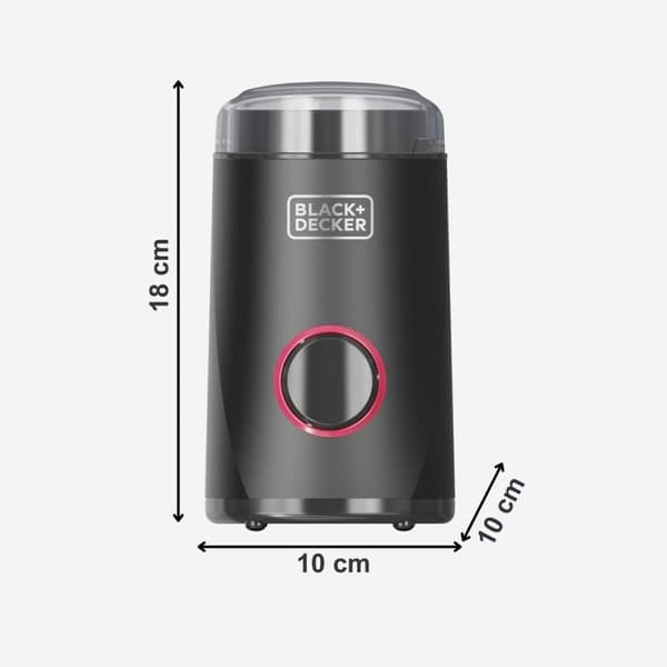 Elektrisk kværn Black & Decker BXCG152E Sort 150 W