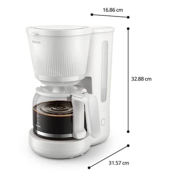 Suodatinkahvinkeitin Philips HD7411/00 Valkoinen 1080 W 1,25 L