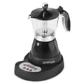 Miniatyrbild 1 av 3: Elektrisk moka - RISVEGLIO ESPRESSO - 3 koppar - 400W - Programmerbar - Filter