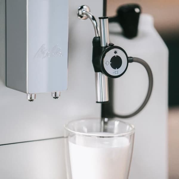 Espressomaskin med kvarn MELITTA Solo® & Perfect Milk E957-203 - Silver - 15 barer - 1400 Watt
