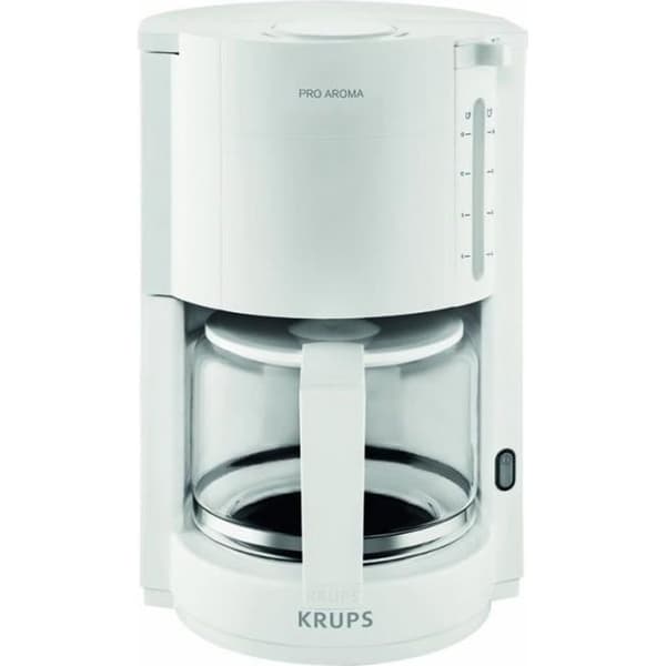 KRUPS F30901 filterkaffebryggare - 1050 Watt - Vit