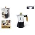 Miniatyrbild 3 av 5: Italiensk Kaffepanna Quttin Aluminium 6 Koppar (6 antal)