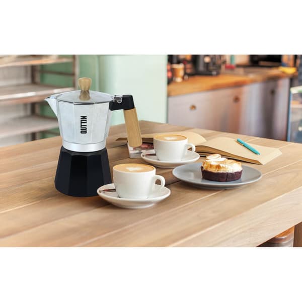 Italiensk Kaffepanna Quttin Aluminium 6 Koppar (6 antal)