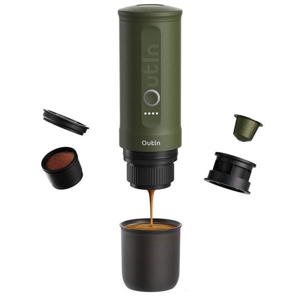 OutIn Nano Espressomaskin Grön