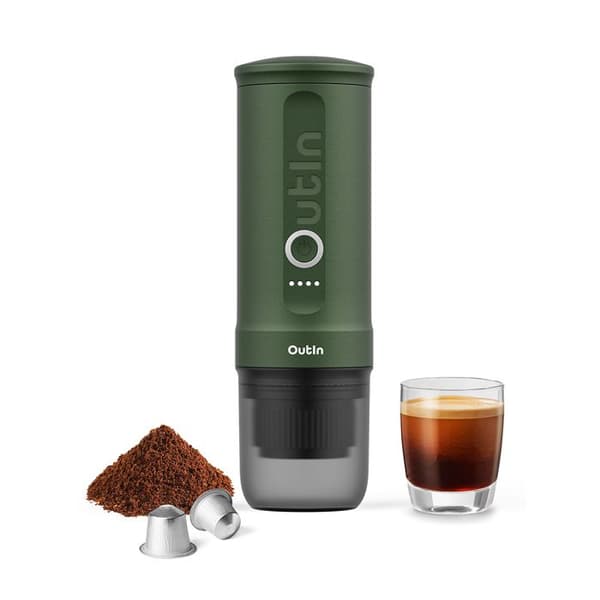 OutIn Nano Espressomaskin Grön