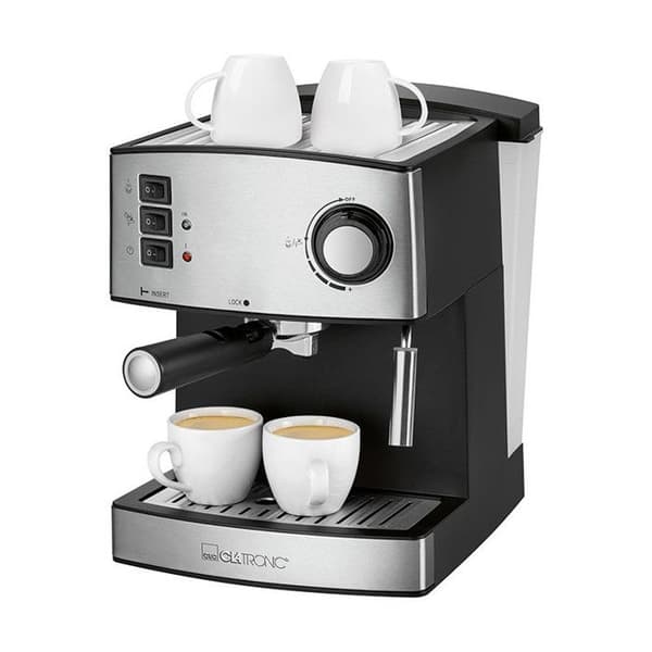 Espressomaskin - CLATRONIC - ES 3643 - 15 bar - Malet kaffe - Rostfritt stål