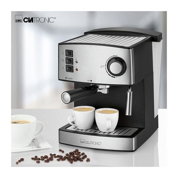 Espressomaskin - CLATRONIC - ES 3643 - 15 bar - Malet kaffe - Rostfritt stål