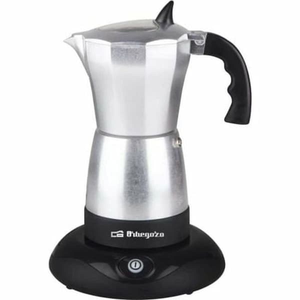 Kaffebryggare Orbegozo KFE660 Silvrig Aluminium 6 Koppar