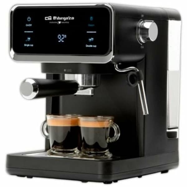 Manuell Espressobryggare Orbegozo 18309 Svart