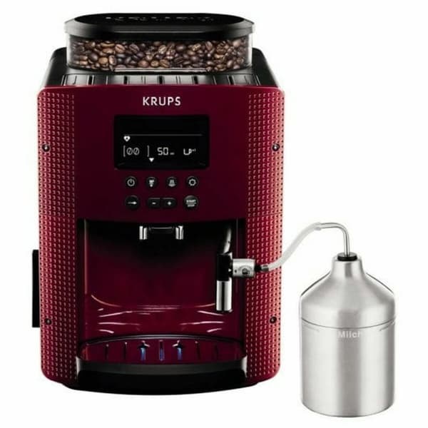 BRUGT Superautomatisk kaffemaskine Krups Rød 1450 W 15 bar 1,7 L (Refurbished C)
