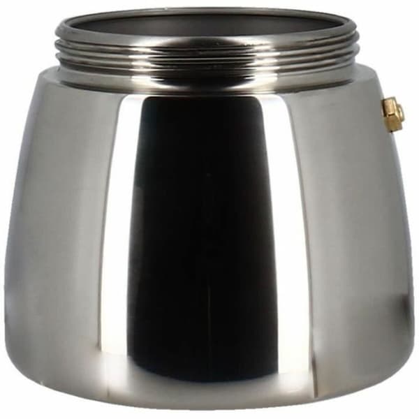 Italiensk Kaffekande Menastyl Aluminium 9 Kopper 6 Kopper