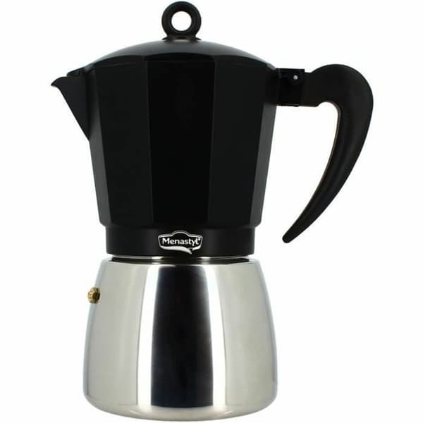 Italian Kaffekanne Menastyl Aluminium 12 Kupit (12 enheter)