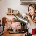 Miniatyrbillede 7 af 11: Italiensk Kaffekande Bialetti Sølvfarvet