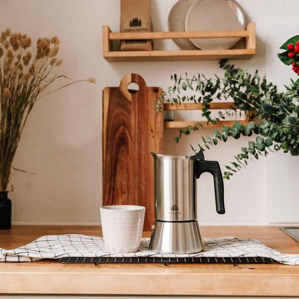 Italiensk Kaffekande Bialetti Sølvfarvet