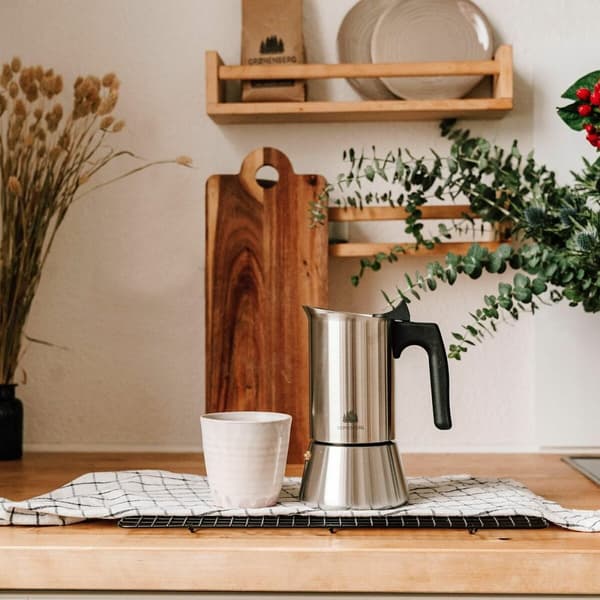 Italiensk Kaffekande Bialetti Sølvfarvet