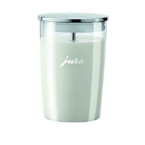 Mjölktank i glas - Jura - 72570 - 0,5L - Mjölkslang - Grå färg