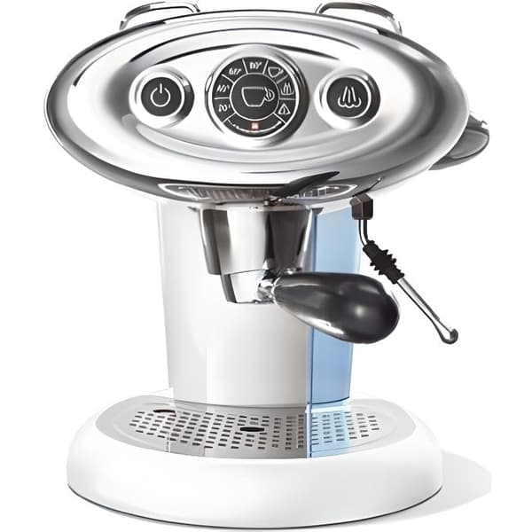 ILLY X7 espressomaskin med Illy Iperespresso kapsel - Vit - Med Cappuccino ångmunstycke - 1L - 7702