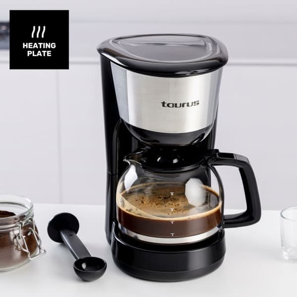 Drip Coffee Machine Taurus Verona inox 12 tazas 1000 W Sort