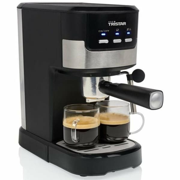 Manuaalinen pikakahvinkeitin Tristar CM-2278 Musta Hopea 1,25 L 20 bar