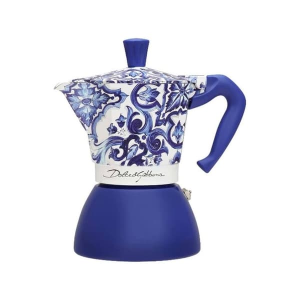 Italiensk Kaffepanna Bialetti D&G BLU MEDI 6T Blå Aluminium 6 Koppar