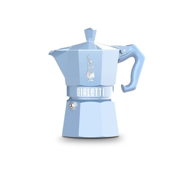 Italiensk Kaffepanna Bialetti MOKA EXCLUSIVE Blå Aluminium 3 Csészék